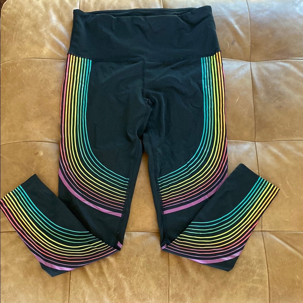 Colorful Striped Workout Pants